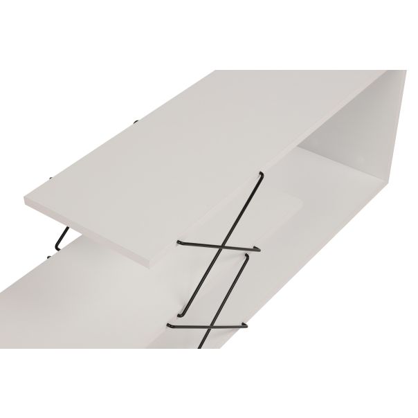 HANAH HOME TV komoda Zigzag, bela - 854KLN3062
