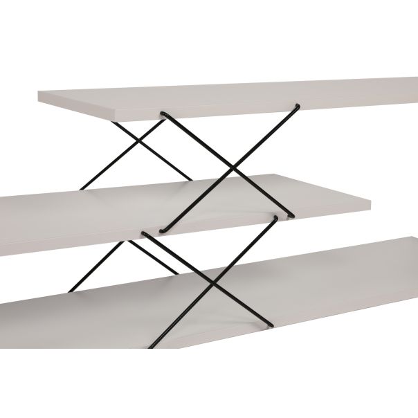 HANAH HOME TV komoda Zigzag, bela - 854KLN3062