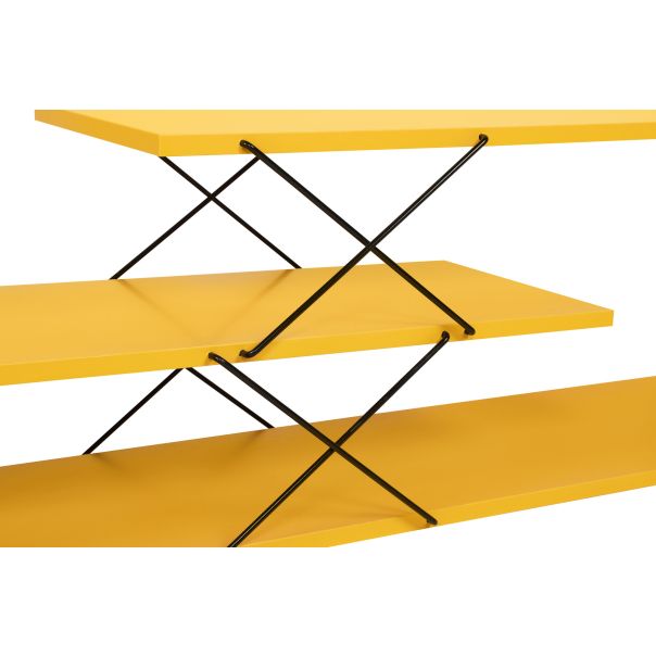 HANAH HOME TV komoda Zigzag, yellow - 854KLN3063
