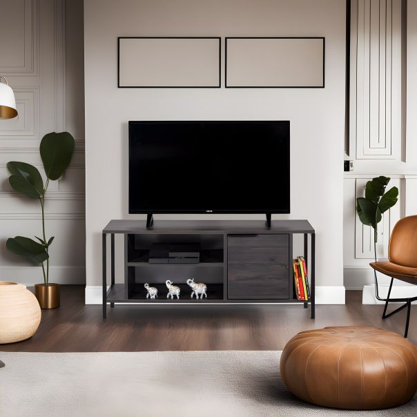 HANAH HOME TV komoda Bond, tamnobraon - 854KLN3067