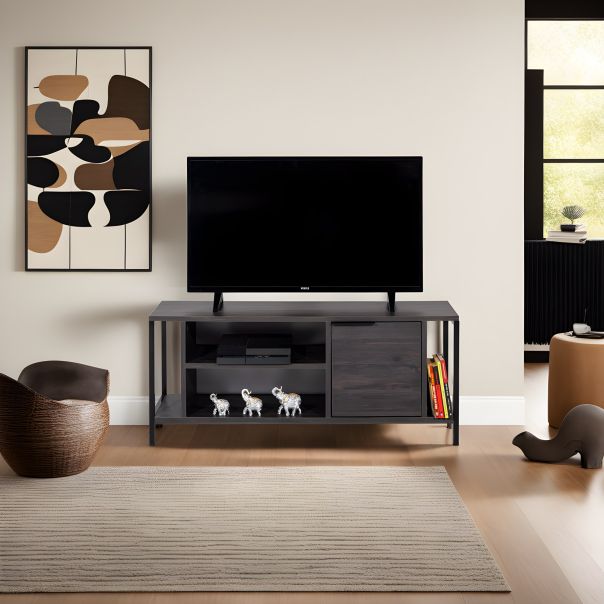 HANAH HOME TV komoda Bond, tamnobraon - 854KLN3067