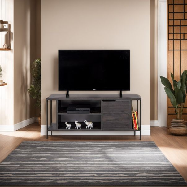 HANAH HOME TV komoda Bond, tamnobraon - 854KLN3067