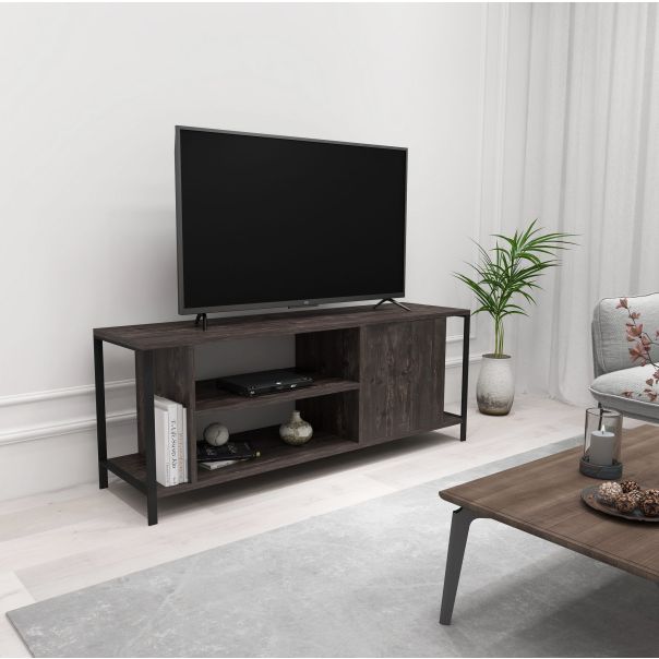 HANAH HOME TV komoda Bond, tamnobraon - 854KLN3067