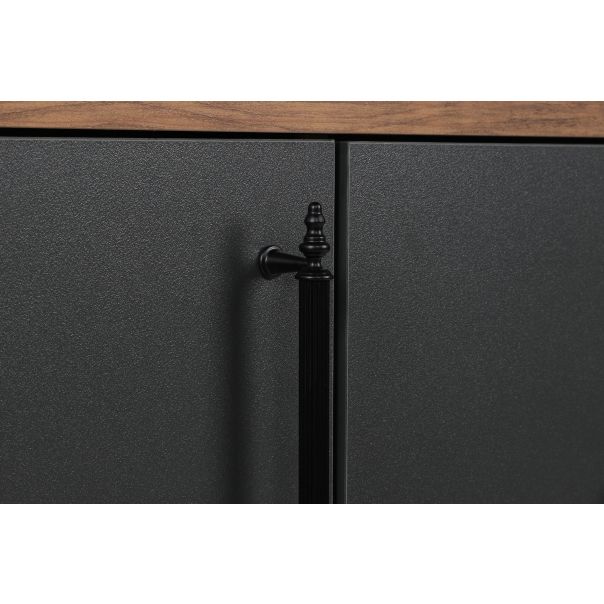 HANAH HOME Komoda Cordoba, antracit/braon - 854KLN3907