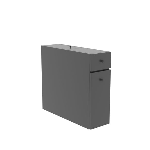 HANAH HOME Ormar za kupatilo Calencia, antracit - 854KLN3909