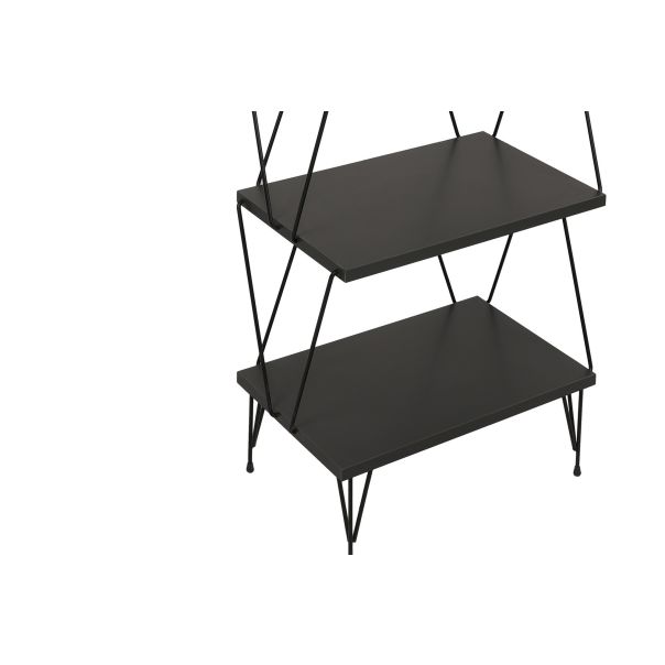 HANAH HOME Polica za knjige Balaban, antracit - 854KLN4316