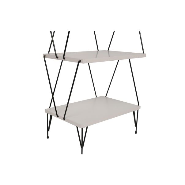 HANAH HOME Polica za knjige Balaban, bela - 854KLN4318