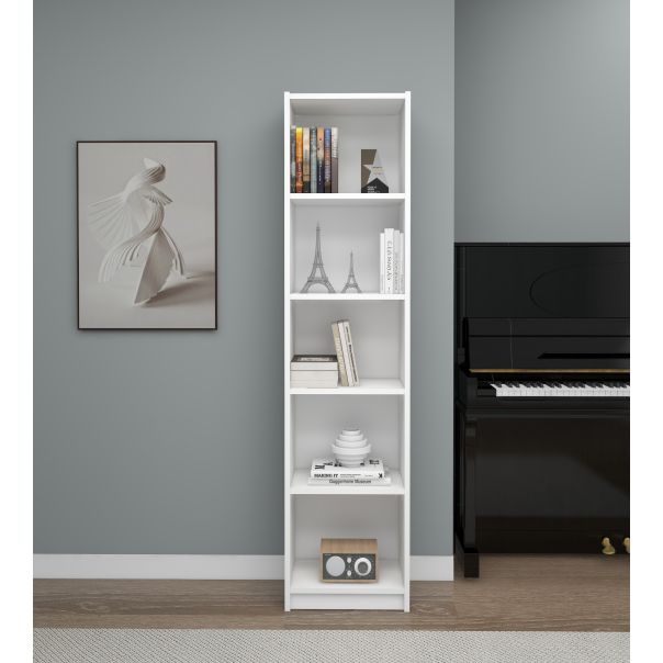 HANAH HOME Polica za knjige Fulya, bela - 854KLN4708