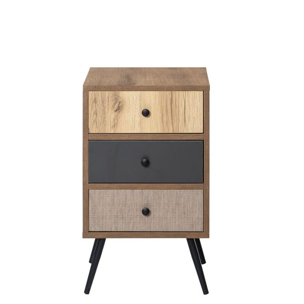 HANAH HOME Noćni ormarić Fairway, braon - EP2797826
