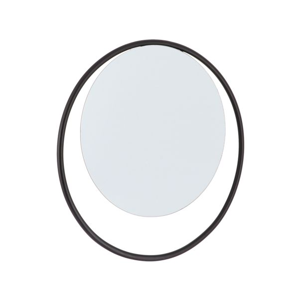 TENDANCE Ogledalo okruglo 37cm crna - 8555108