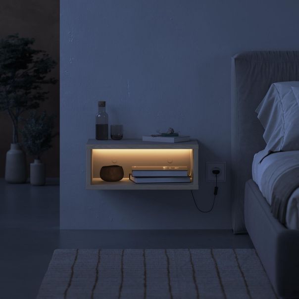 HANAH HOME Zidna noćna polica Brik, bež - EP3057122
