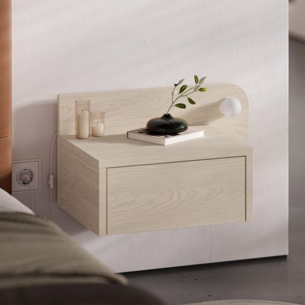 HANAH HOME Zidna noćna polica Dotta, krem - EP3057137