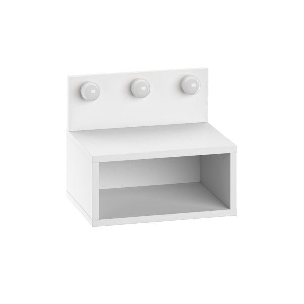 HANAH HOME Zidna noćna polica Treo LED, bela - EP3057185