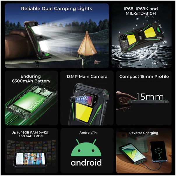 OUKITEL G5 4G 4/64GB, crna - EP2862581