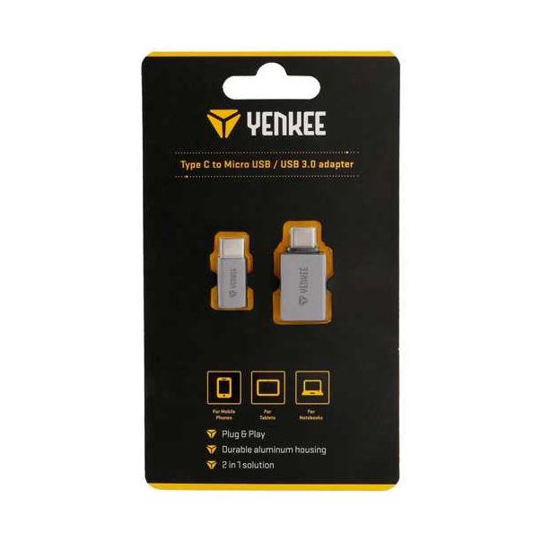 YENKEE Adapter type C na micro USB YTC 021 - 8590669262823
