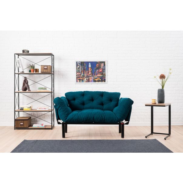 ATELIER DEL SOFA Sofa dvosed Nitta, plava - 859FTN1214