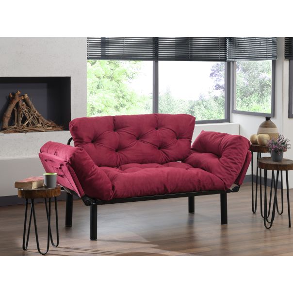 ATELIER DEL SOFA Sofa dvosed Nitta, bordo - 859FTN1219