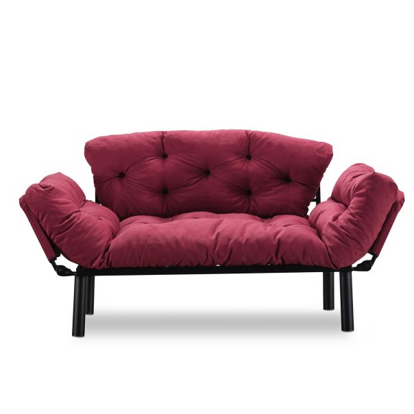 ATELIER DEL SOFA Sofa dvosed Nitta, bordo - 859FTN1219