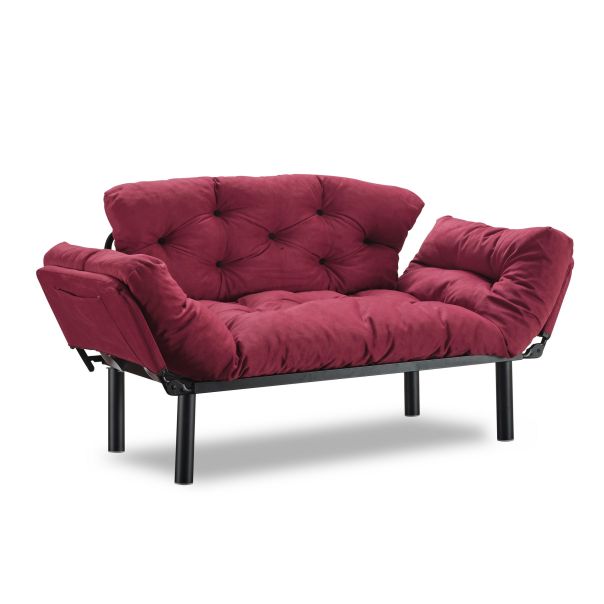 ATELIER DEL SOFA Sofa dvosed Nitta, bordo - 859FTN1219