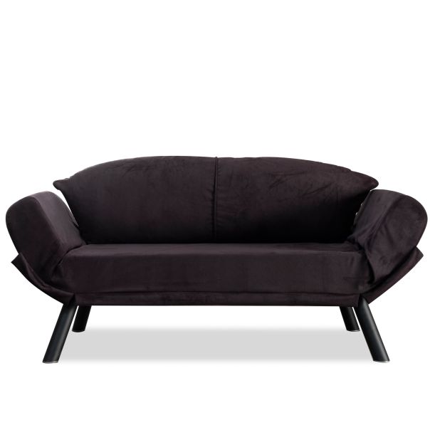 ATELIER DEL SOFA Sofa dvosed Genzo, crna - 859FTN1220