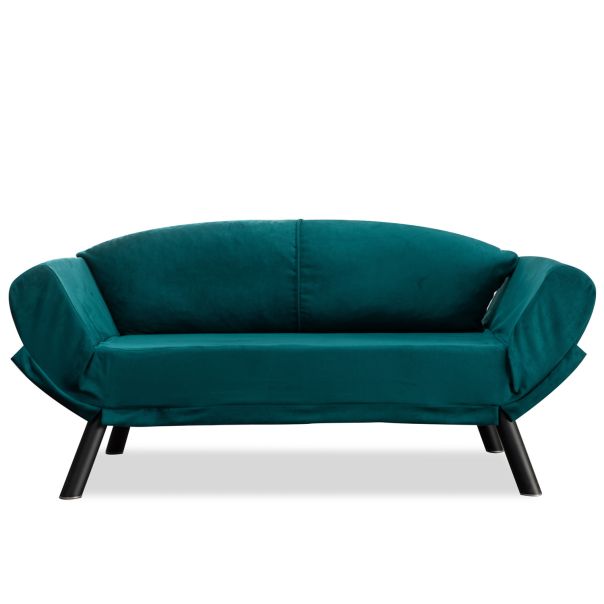 ATELIER DEL SOFA Sofa dvosed Genzo, petrolej - 859FTN1224