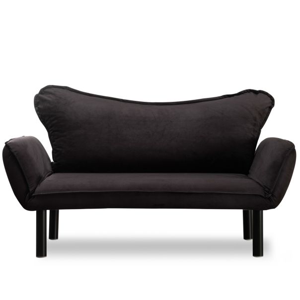 ATELIER DEL SOFA Sofa dvosed Chatto, crna - 859FTN1226