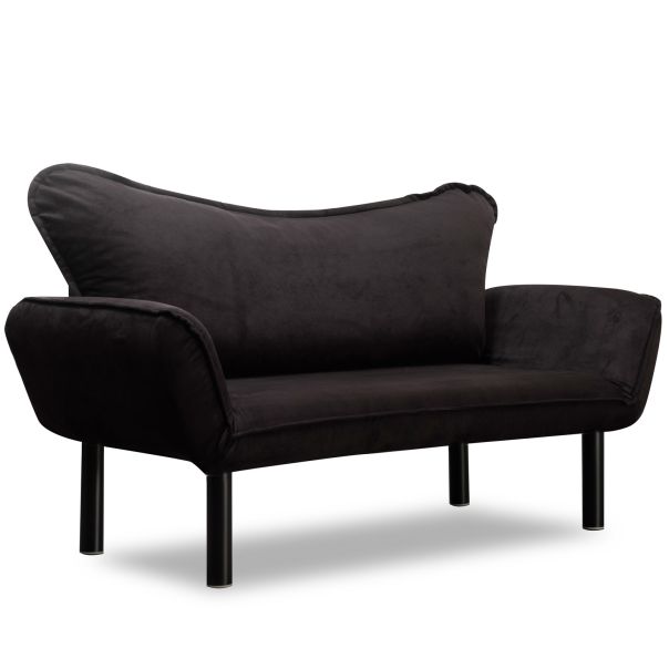 ATELIER DEL SOFA Sofa dvosed Chatto, crna - 859FTN1226