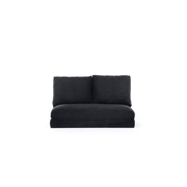 ATELIER DEL SOFA Dvosed na razvlačenje Taida, crna - 859FTN1265