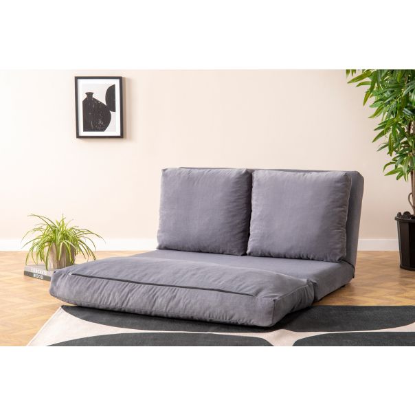 ATELIER DEL SOFA Dvosed na razvlačenje Taida, siva - 859FTN1270