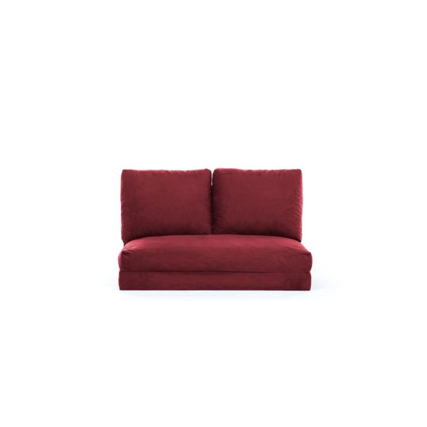 ATELIER DEL SOFA Dvosed na razvlačenje Taida, bordo - 859FTN1271