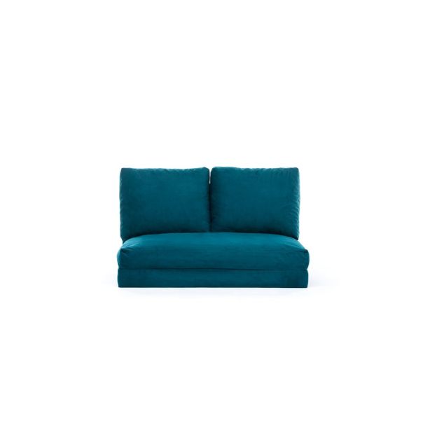 ATELIER DEL SOFA Dvosed na razvlačenje Taida, petrolej - 859FTN1272