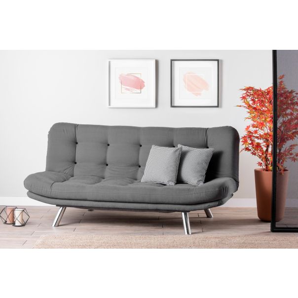 ATELIER DEL SOFA Sofa trosed Misa Sofabed, siva - 859FTN1309