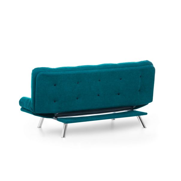 ATELIER DEL SOFA Sofa trosed Misa Sofabed, petrolej - 859FTN1317