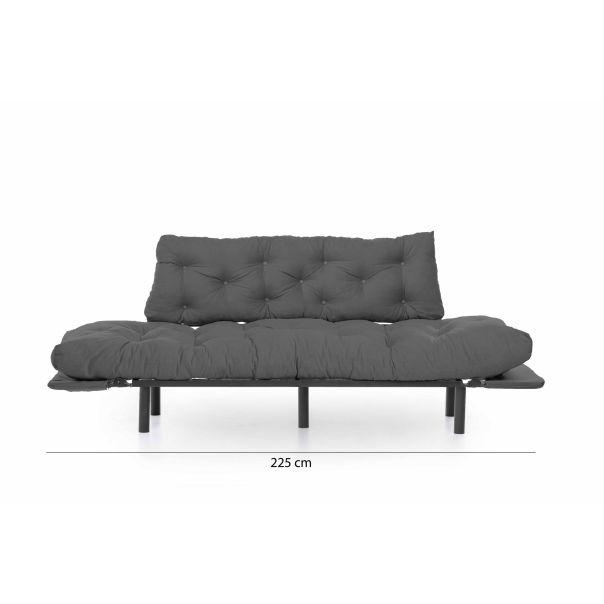 ATELIER DEL SOFA Sofa trosed Nitta triple, siva - 859FTN1362