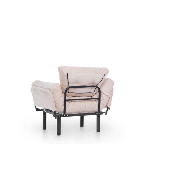 ATELIER DEL SOFA Fotelja Nitta single, krem - 859FTN1731