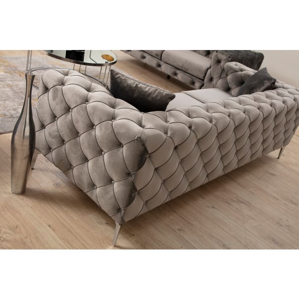 ATELIER DEL SOFA Dvosed Como, antracit - 859FTN2032