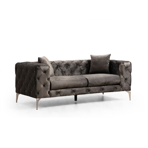 ATELIER DEL SOFA Dvosed Como, antracit - 859FTN2032