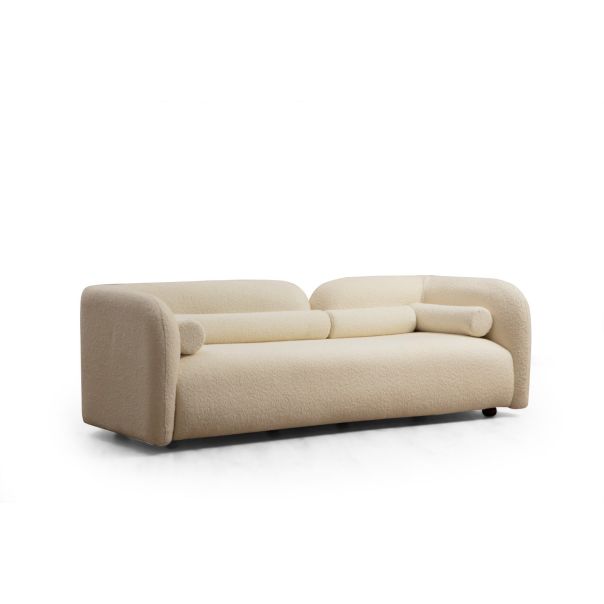 ATELIER DEL SOFA Sofa trosed Victoria Cream Bouclette, krem - 859FTN2041