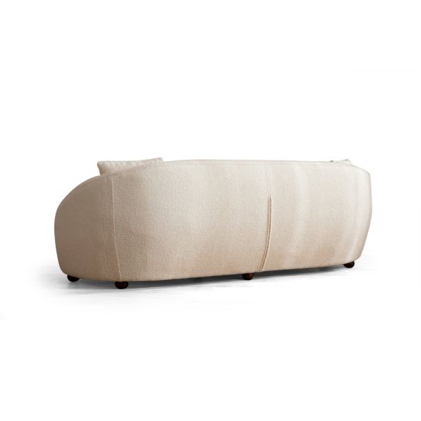ATELIER DEL SOFA Sofa trosed Napoli Cream Bouclette, krem - 859FTN2044