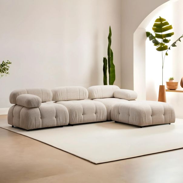 ATELIER DEL SOFA Ugaona garnitura Bubble, bež - 859FTN2047