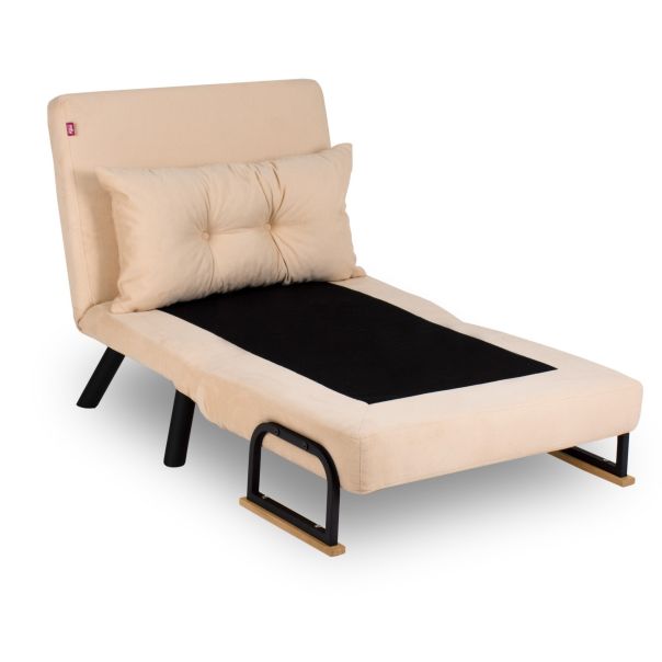 ATELIER DEL SOFA Fotelja na razvlačenje Sando Single, krem - 859FTN2314