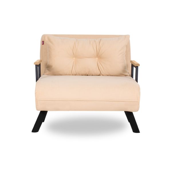 ATELIER DEL SOFA Fotelja na razvlačenje Sando Single, krem - 859FTN2314