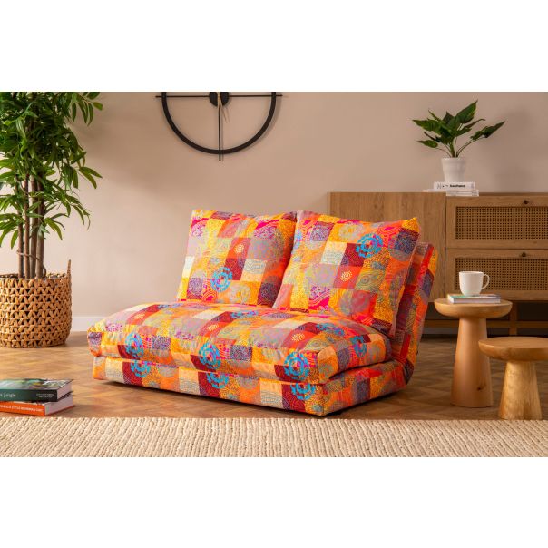 ATELIER DEL SOFA Dvosed na razvlačenje Taida, patchwork - 859FTN2705