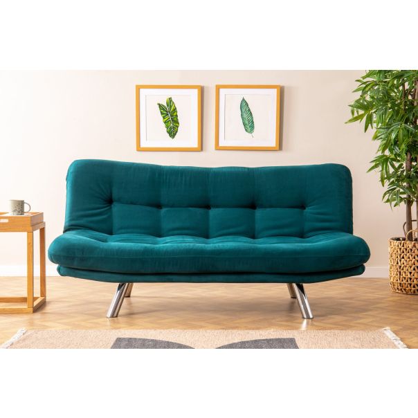 ATELIER DEL SOFA Sofa trosed Misa small, petrolej - 859FTN2803