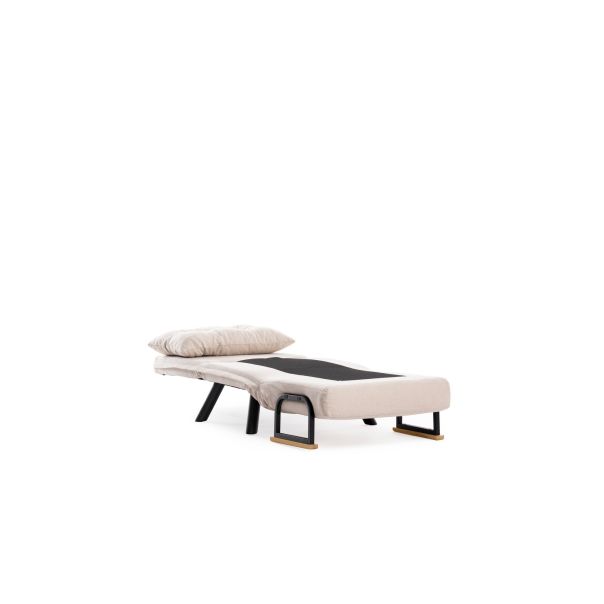 ATELIER DEL SOFA Fotelja na razvlačenje Sando v2 single, krem - 859FTN2821
