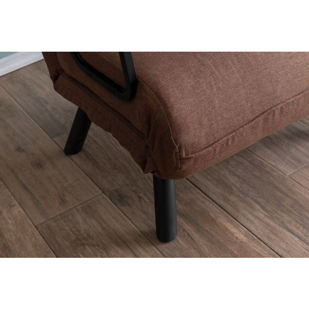 ATELIER DEL SOFA Fotelja na razvlačenje Sando Single, svetlobraon - 859FTN2822