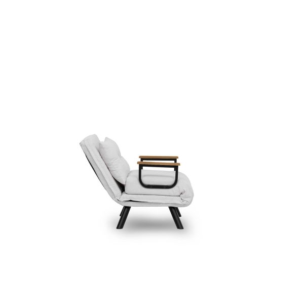 ATELIER DEL SOFA Fotelja na razvlačenje Sando single, bela - 859FTN2836