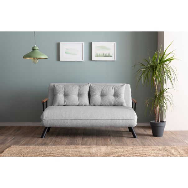 ATELIER DEL SOFA Sofa na razvlačenje Sando 2-Seater, siva - 859FTN2837
