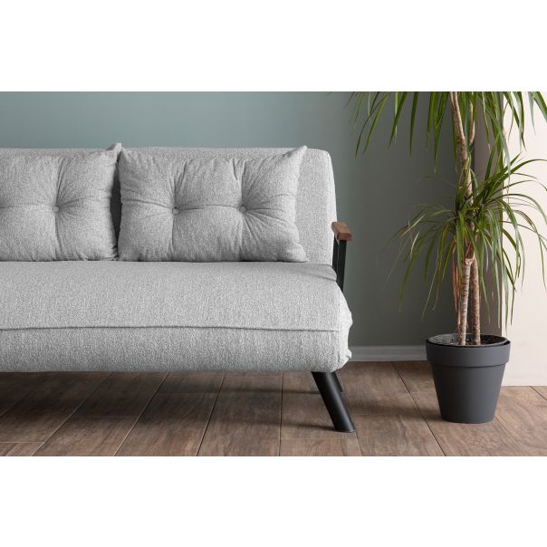 ATELIER DEL SOFA Sofa na razvlačenje Sando 2-Seater, siva - 859FTN2837