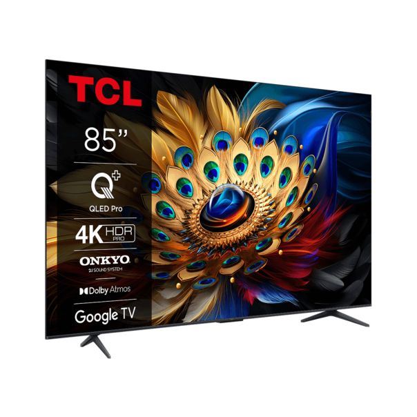 TCL Televizor 85C655, Ultra HD, Google TV Smart - 85C655